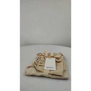 Quince Cream Linen Euro Sham